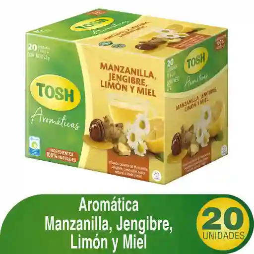 Tosh Aromática Manzanilla Jengibre Limón y Miel