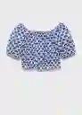 Blusa Kotao Azul Talla 13 Niñas Mango