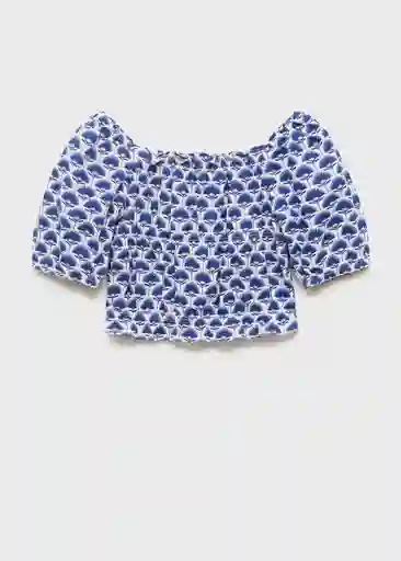 Blusa Kotao Azul Talla 13 Niñas Mango
