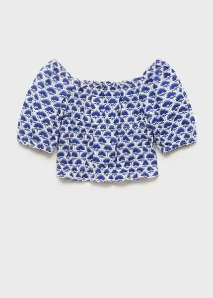 Blusa Kotao Azul Talla 13 Niñas Mango