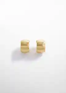 Pendientes Dana Oro Talla 99 Mujer Mango