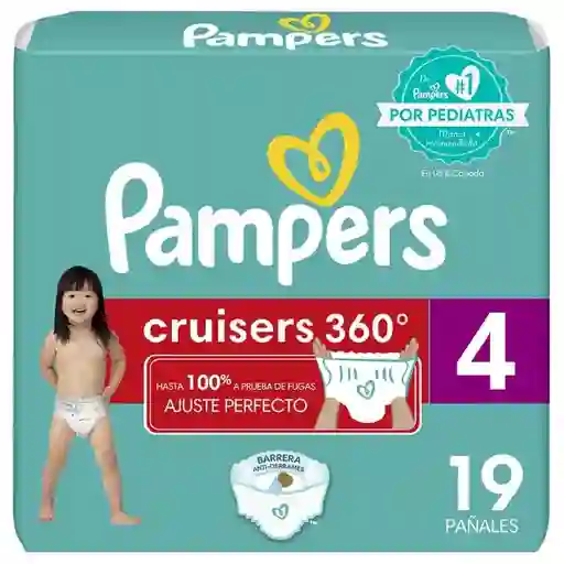 Pampers Cruisers 360 Pañales Talla 5 19U