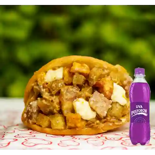 Combo Arepiz Chicharrona + Postobon Uva 400 ml