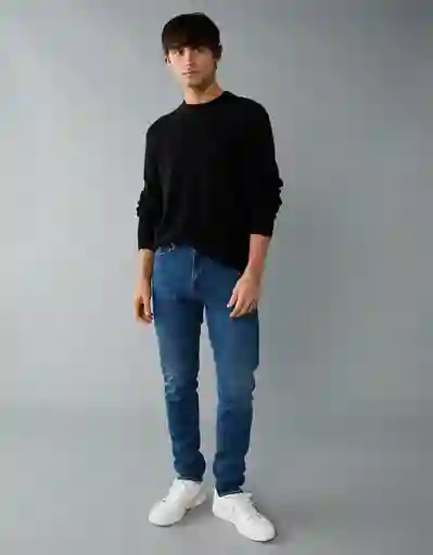Suéter Tejido Hombre Negro Talla Small 1933064 American Eagle