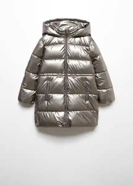 Buzo Anorak Silvia Plata Talla 12 Niña Mango