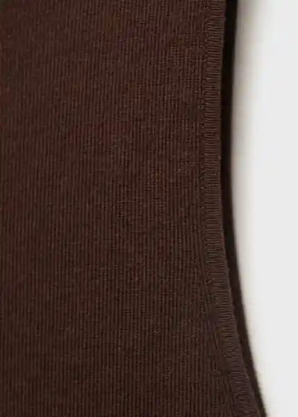Top Suenyo Chocolate Talla M Mujer Mango