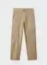 Pantalón Tracy Khaki Talla 46 Mujer Mango