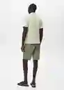 Camiseta Polo Taga Menta Talla S Hombre Mango