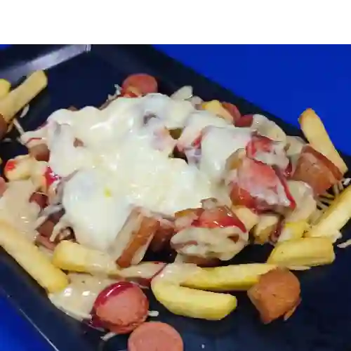 Salchimax Chicharrón