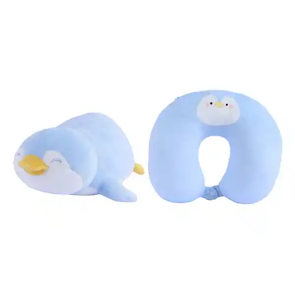 Almohada Para Viaje en Forma de u de Pingüino Miniso