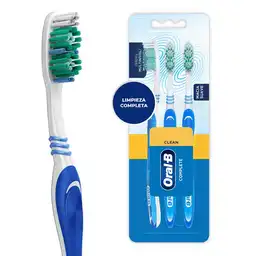 Cepillo de Dientes Oral-B Clean Complete Suave 3 Unidades