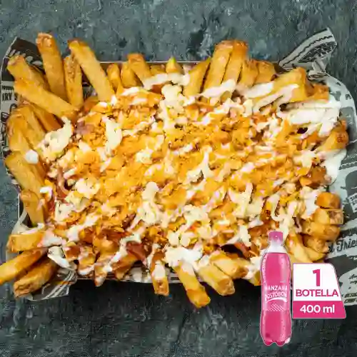 Combo Fries Venetto (Romanas) + Postobón Manzana 400ml