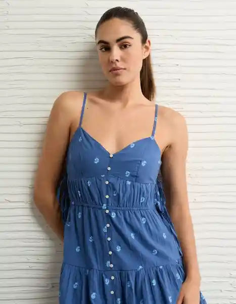 Vestido Mujer Azul Talla X-Small 8677421 American Eagle