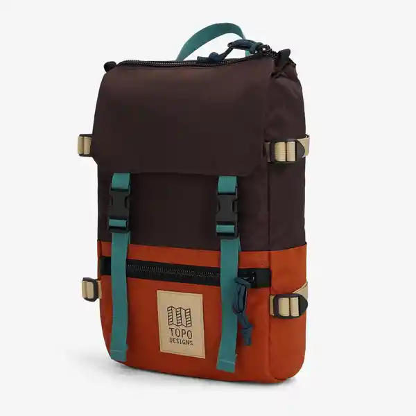 Topo Designs Maleta de Aventura Rover Dark Clay Chocolate