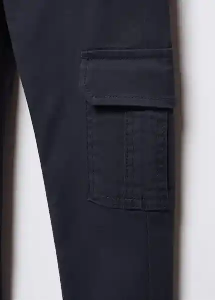 Pantalón Cargo Navy Talla 07 Niños Mango