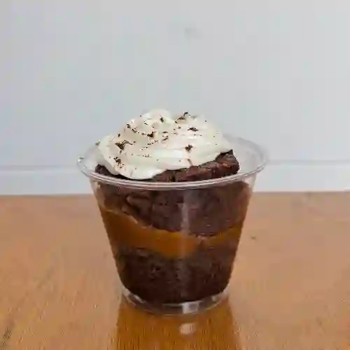 Brownie con Crema de Chocolate