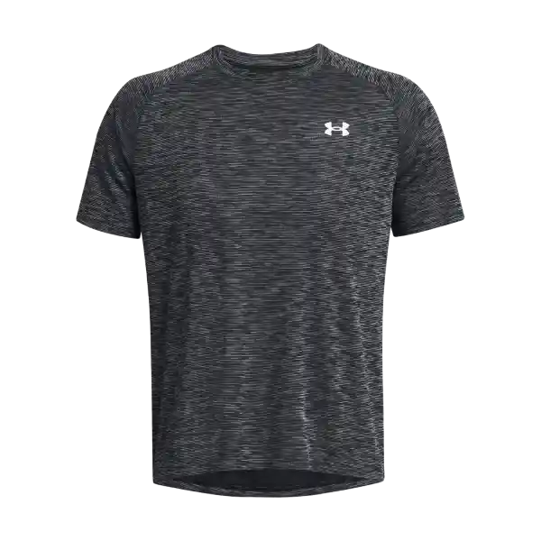 Under Armour Camiseta Tech Textured Hombre Negro Talla LG