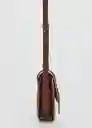 Bolso M Mateo Cuero Talla 99 Mujer Mango