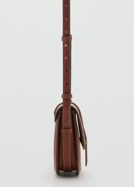 Bolso M Mateo Cuero Talla 99 Mujer Mango