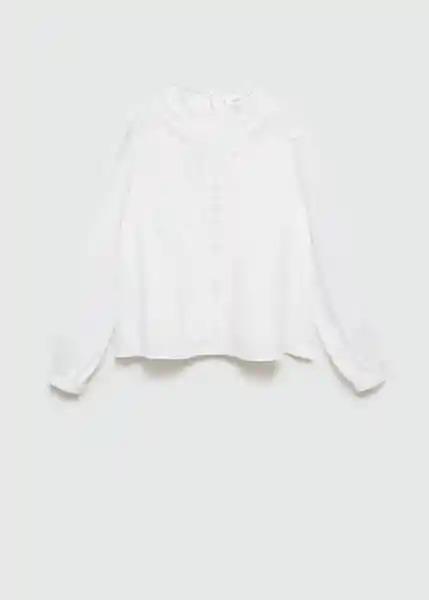 Blusa Tatiana Blanco Talla 11 Niñas Mango