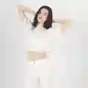 Cuello Redondo Manga Corta Blanco Talla XS 720120