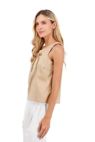 Camisa Maiden Toupe XS Mercedes Campuzano