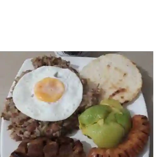 Calentado de Frijoles con Chicharrón