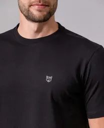 Camiseta Hombre Negro Talla M 21220 Rifle