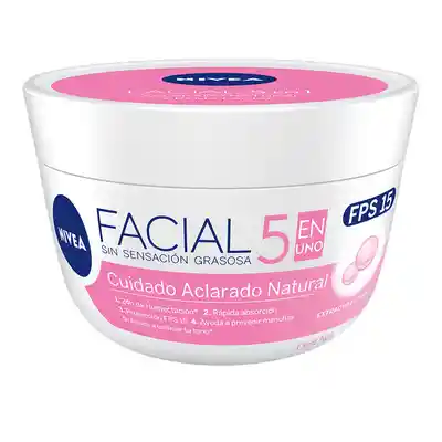 Nivea Crema Facial Cuidado Aclarado Natural 5 en Uno