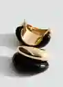 Pendientes Leandra Oro Talla 99 Mujer Mango