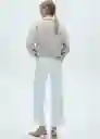 Jean Catherin Blanco Talla 32 Mujer Mango