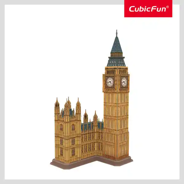 Rompecabezas Londres 3d Revista National Geographic Cubic Fun 120 Piezas