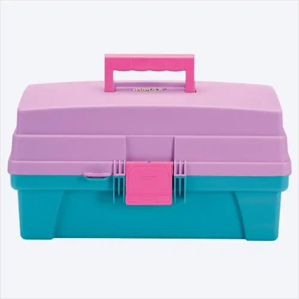 Rimax Caja Vanity Azul/Rosado 14"