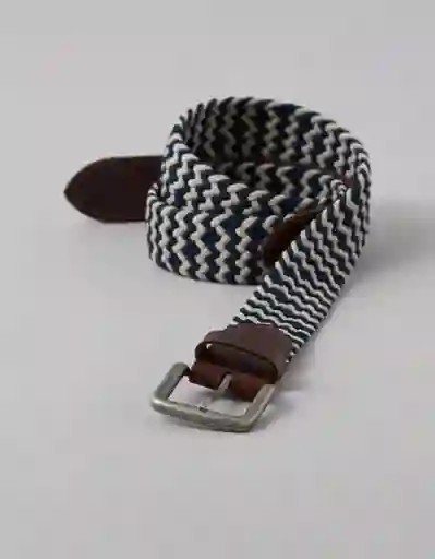 Cinturón Hombre Azul Talla: 34 8077410 American Eagle