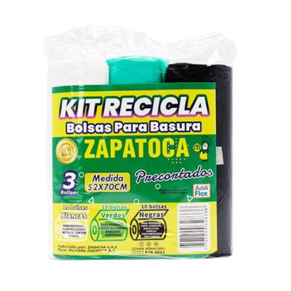Bolsa Basura Surtidos 52 x 3 Zapatoca