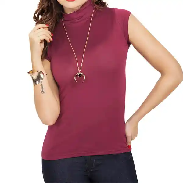 Croydon Blusa Gold Mujer Vinotinto Talla XL