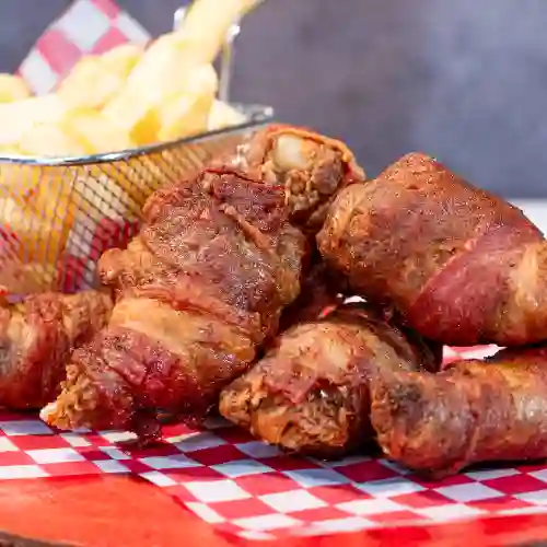 Bacon Wrapped Wings