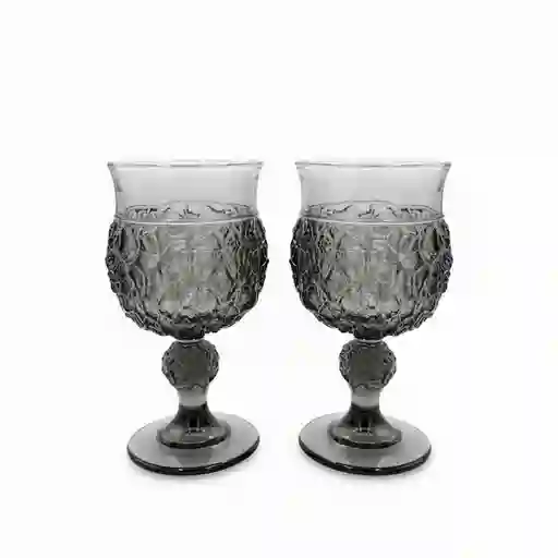 Set Copa Palermo Gris 310 mL Ambiente Gourmet