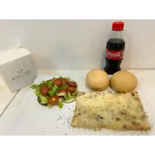 Combo Crepe de Pollo Champiñones