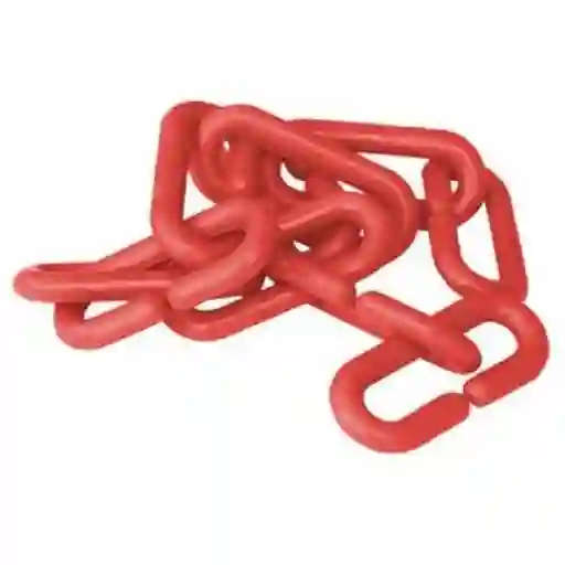 Induma Cadena Eslabonada Plástica Roja