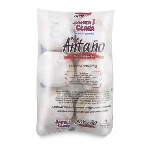 Santa Clara Pan Hamburguesa Antaño