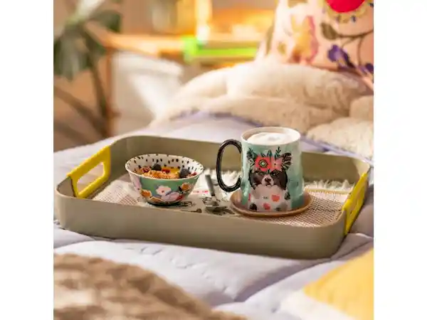 Bandeja Rectangular Con Mango Casaideas