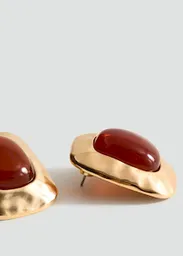 Pendientes Andrea Oro Talla 99 Mujer Mango