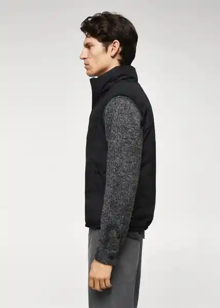 Chaleco Nadast Negro Talla XS Hombre Mango