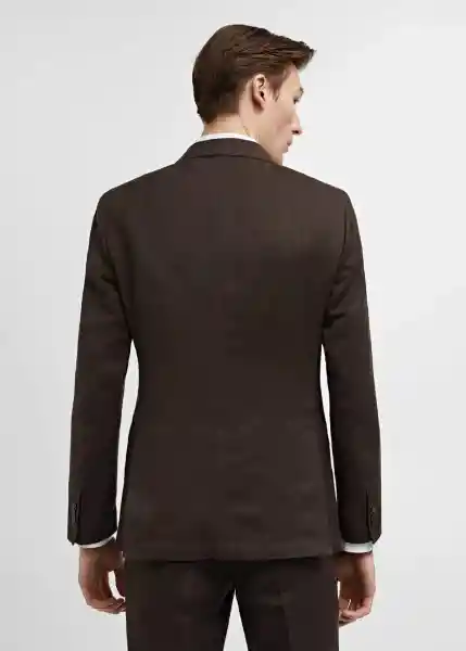 Traje Formal Americana Amalfip Marrón Talla 56 Hombre Mango