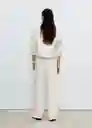 Jean Mara Offwhite Talla 40 Mujer Mango