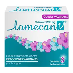 Lomecan V Óvulos Vaginales (200 mg)
