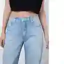 Jean Jack Mujer Azul Indigo Claro Talla 10 492E301 Naf Naf