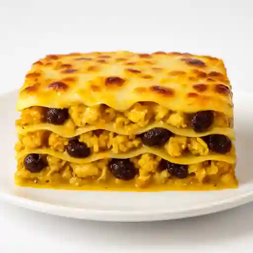 Lasaña Pollo Miel Mostaza