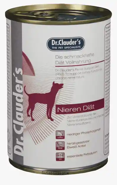 Dr. Clauder's Alimento Húmedo para Perros Renal Lata